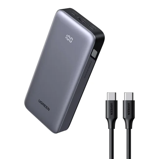 Powerbank 20000mAh Ugreen PB532, USB 2x USB-C, 30W (szürke) - 1