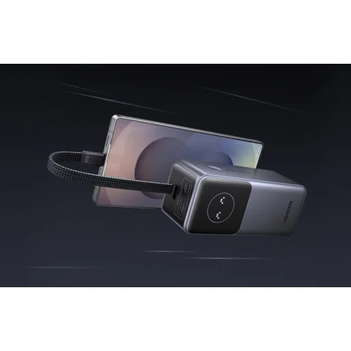 Powerbank 20000mAh Ugreen PB723, USB 2x USB-C, 130W (szürke) - 5