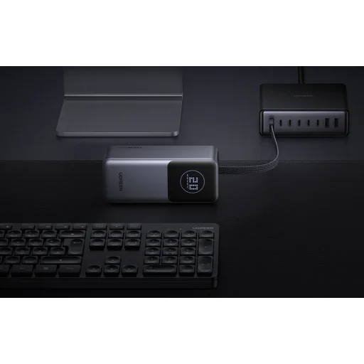 Powerbank 20000mAh Ugreen PB723, USB 2x USB-C, 130W (szürke) - 6