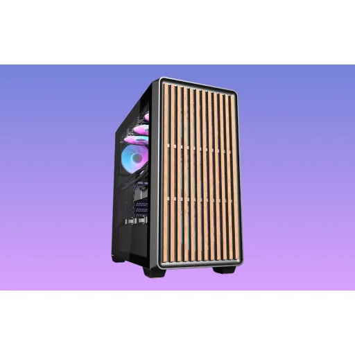 Darkflash DS900WD számítógép ház (fekete) + 4 ventilátor - 9