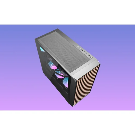 Darkflash DS900WD számítógép ház (fekete) + 4 ventilátor - 10