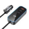 BWOO CC107 PD autós töltő 1x USB-C - USB-A porttal 30W fekete