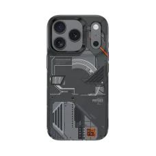  iPhone 17 Pro Max fekete Benks Dynamic Magnetic Mecha tok (Kameravezérlő gomb)