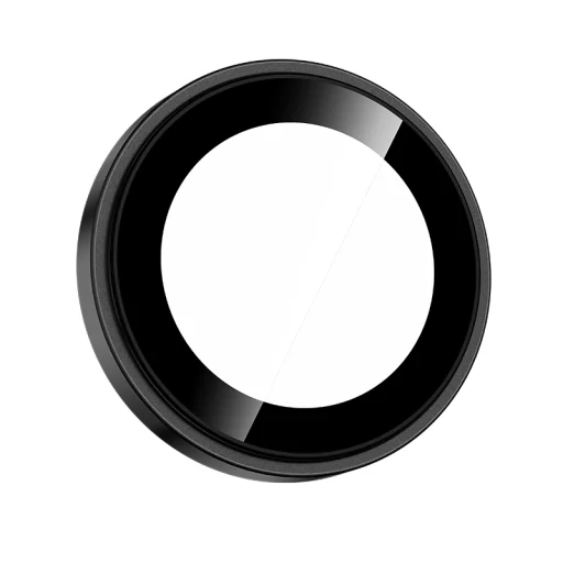  iPhone 17 Pro/17 Pro Max fekete Benks edzett üveg DR zafír lencsevédő kamerára (3 darab lencse) üvegfólia - 2