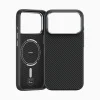  iPhone 17 Pro Max Fekete Benks Magnetic Armor Pro Kevlar Tok Fém Keret 600D (A070) (Kamera Vezérlő Gomb) tok thumbnail