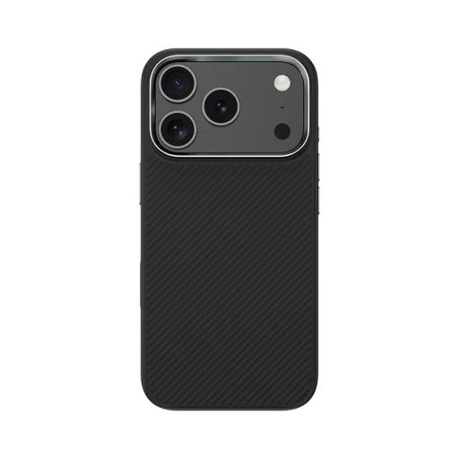  iPhone 17 Pro Max Fekete Benks Magnetic Armor Pro Kevlar Tok Fém Keret 600D (A070) (Kamera Vezérlő Gomb) tok - 4