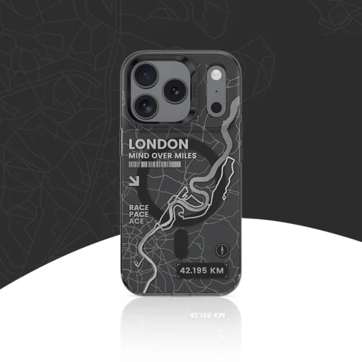  iPhone 17 Pro Benks Dinamikus Mágneses Város tok London (A069) (Kamera Vezérlő Gomb) tok - 4