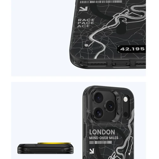  iPhone 17 Pro Benks Dinamikus Mágneses Város tok London (A069) (Kamera Vezérlő Gomb) tok - 6