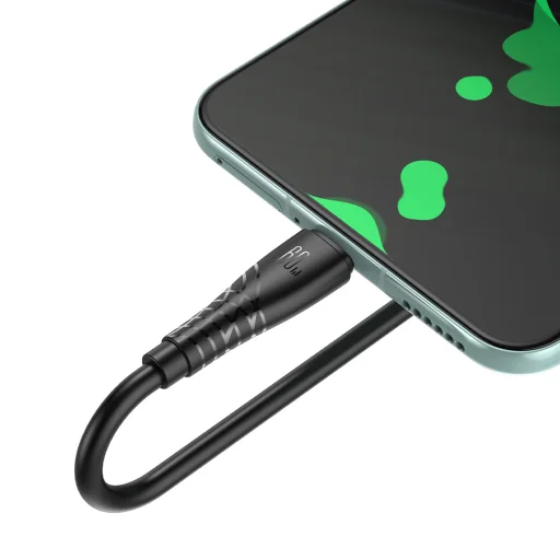 BWOO 60W kábel USB-C - USB-C BO-X318 1m fekete, - 3