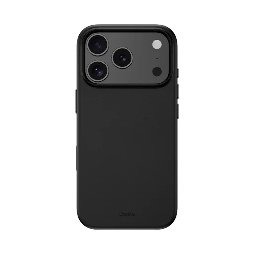 iPhone 17 Pro Fekete Benks Mágneses Vita Pro Szilikon tok (A069) (Kameravezérlő Gomb) tok - 1