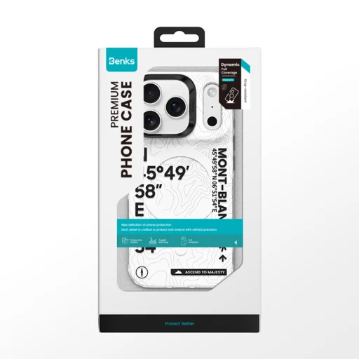  iPhone 17 Pro Max Benks Dynamic Mágneses Summit Tok Mont-Blanc (0070) (Kamera Vezérlő Gomb) tok - 11