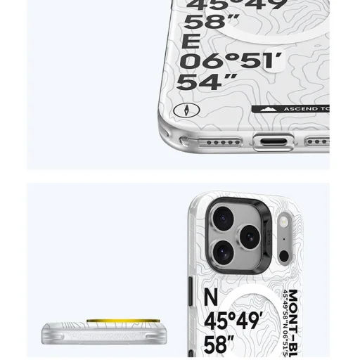  iPhone 17 Pro Max Benks Dynamic Mágneses Summit Tok Mont-Blanc (0070) (Kamera Vezérlő Gomb) tok - 9