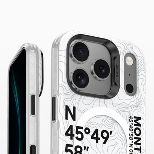  iPhone 17 Pro Max Benks Dynamic Mágneses Summit Tok Mont-Blanc (0070) (Kamera Vezérlő Gomb) tok - 10