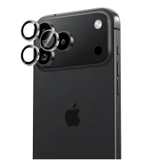  iPhone 17 Pro/17 Pro Max kamerára fekete Benks edzett üveg Glass Warrior metal lencsevédő (lencse 3 darab) üvegfólia