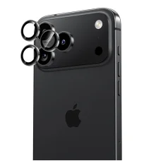  iPhone 17 Pro/17 Pro Max fekete Benks edzett üveg DR zafír lencsevédő kamerára (3 darab lencse) üvegfólia