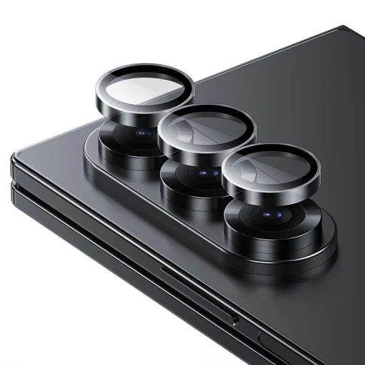  Samsung Galaxy Z Fold 7 Benks Edzett üveg Glass Warrior Lencsevédő kamera (3 darab lencse) átlátszó üvegfólia - 2