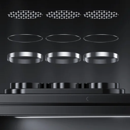  Samsung Galaxy Z Fold 7 Benks Edzett üveg Glass Warrior Lencsevédő kamera (3 darab lencse) átlátszó üvegfólia - 6