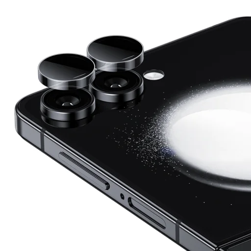 Benks Edzett üveg Glass Warrior Kamera Lencsevédő Samsung Galaxy Z Flip 7-hez (lencse 2 darab) átlátszó üvegfólia - 2