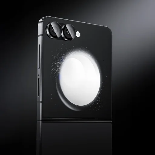 Benks Edzett üveg Glass Warrior Kamera Lencsevédő Samsung Galaxy Z Flip 7-hez (lencse 2 darab) átlátszó üvegfólia - 4