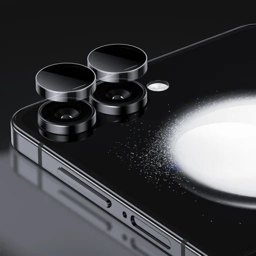 Benks Edzett üveg Glass Warrior Kamera Lencsevédő Samsung Galaxy Z Flip 7-hez (lencse 2 darab) átlátszó üvegfólia - 5