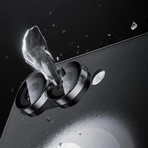 Benks Edzett üveg Glass Warrior Kamera Lencsevédő Samsung Galaxy Z Flip 7-hez (lencse 2 darab) átlátszó üvegfólia - 6