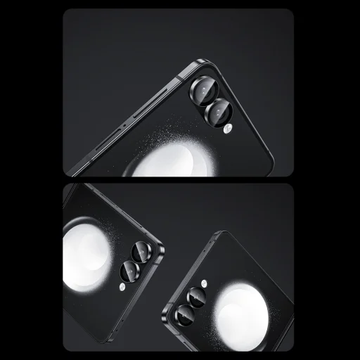 Benks Edzett üveg Glass Warrior Kamera Lencsevédő Samsung Galaxy Z Flip 7-hez (lencse 2 darab) átlátszó üvegfólia - 10