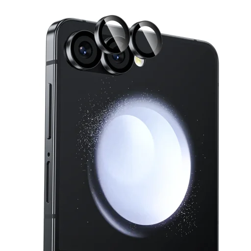 Benks Edzett üveg Glass Warrior Kamera Lencsevédő Samsung Galaxy Z Flip 7-hez (lencse 2 darab) átlátszó üvegfólia - 1