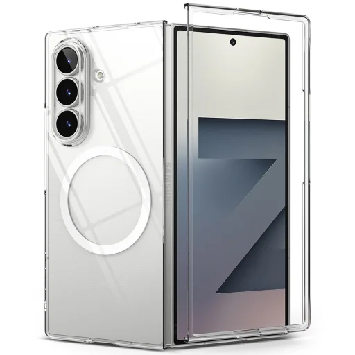  Galaxy Z Fold 7 Átlátszó Ringke Slim Magnetic Magsafe tok - 2