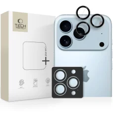  iPhone 14 Pro / Max / 15 Pro / Max / 16 Pro / Max / 17 Pro / Max Fekete Tech-protect Camring Fit+ üvegfólia