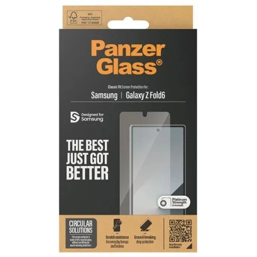 PanzerGlass Classic Fit üvegfólia Samsung Galaxy Z Fold 6 - 4
