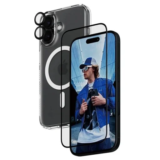 PanzerGlass Bundle 3in1 iPhone 16 6.1" D3O Hardcase + üvegfólia - 2