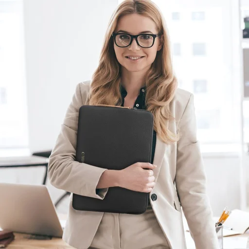 Tech-protect Fleece Laptop 13-14 fekete - 11