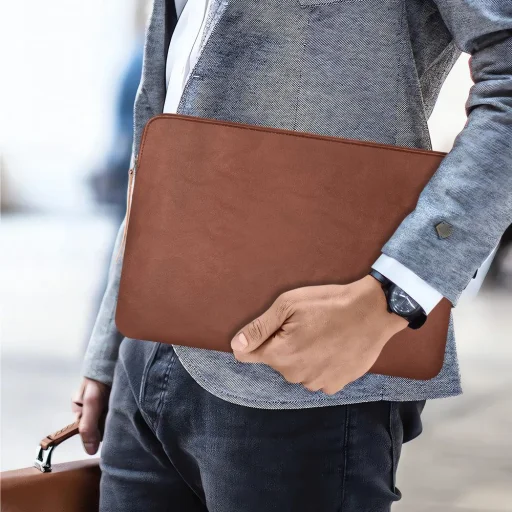 Tech-protect Fleece Laptop 13-14 Barna - 13