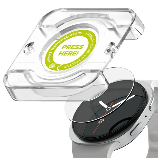 Ringke Tempered Glass Pro edzett üveg üvegfólia, 2 darabos csomag Samsung Galaxy Watch 8 (40 mm) átlátszó - 2