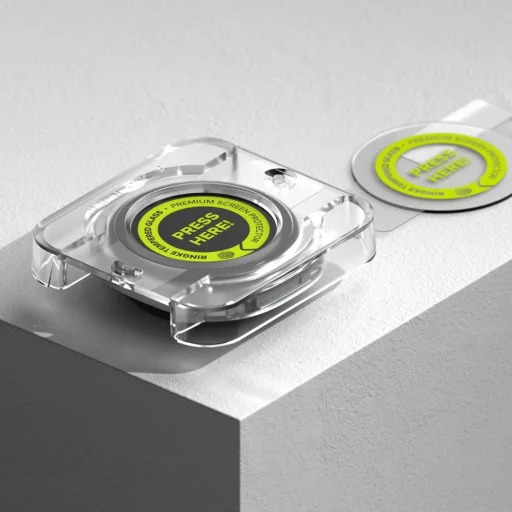 Ringke Tempered Glass Pro edzett üveg üvegfólia, 2 darabos csomag Samsung Galaxy Watch 8 (40 mm) átlátszó - 5