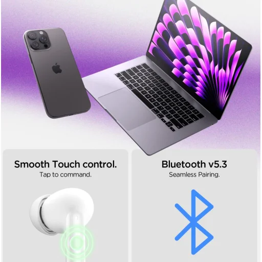 Spigen Sa2400 ANC Fülhallgató Fekete - 7