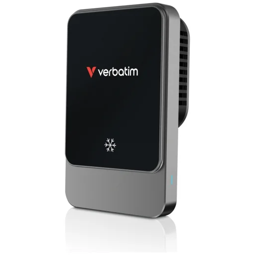 Vezeték nélküli töltős autós telefontartó Verbatim n Drive 15W RGB CND-03 fekete ezüst - 2