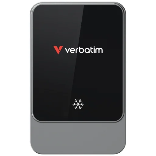 Vezeték nélküli töltős autós telefontartó Verbatim n Drive 15W RGB CND-03 fekete ezüst - 3