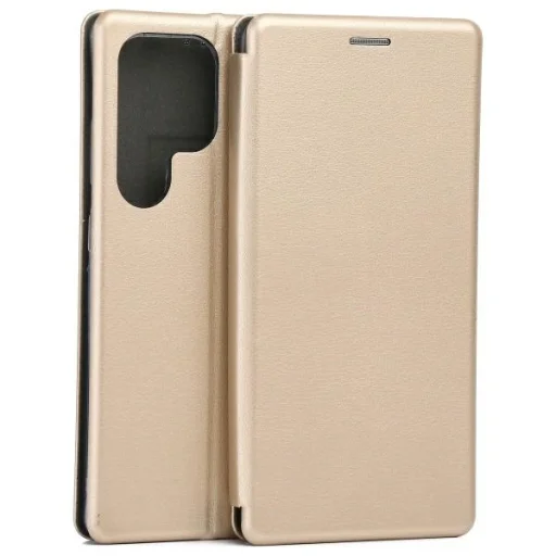  Samsung S25 Ultra arany Beline Fliptok Mágneses tok - 1