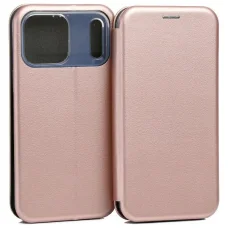  iPhone 17 Pro Max rose gold Beline fliptok mágneses tok