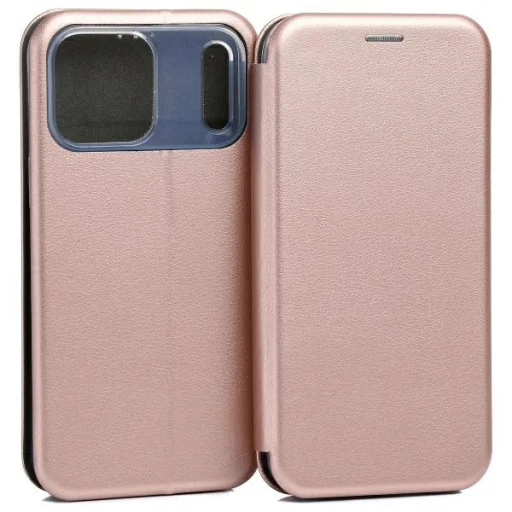  iPhone 17 Pro Max rose gold Beline fliptok mágneses tok - 1