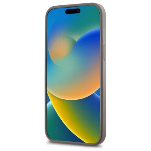  iPhone 14 Pro Max 6.7" bézs DKNY kemény tok Bőr Kockás Mono Minta MagSafe tok - 5