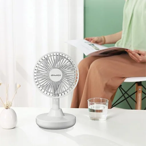 AWEI Mini Asztali Ventilátor F29 fekete - 4