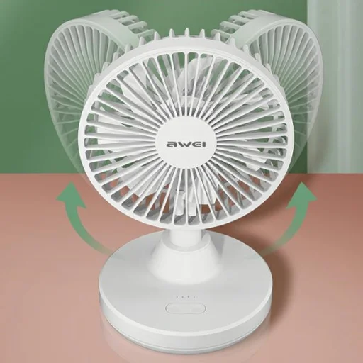 AWEI Mini Asztali Ventilátor F29 fekete - 5