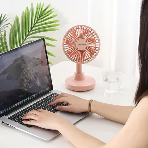 AWEI Mini Asztali Ventilátor F29 fekete - 7