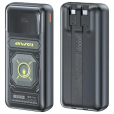 AWEI PowerBank P99K 20000mAh 22.5W fekete