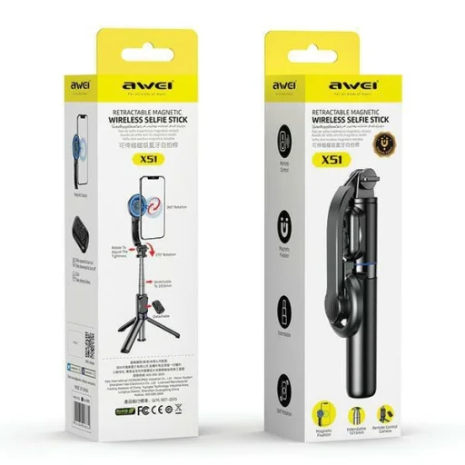 AWEI Selfie Bot X51 fekete - 3