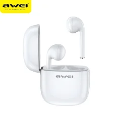 AWEI Bluetooth 5.0 T28 TWS fülhallgató + dokkolóállomás fehér