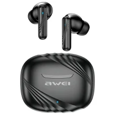 AWEI Bluetooth fülhallgató 5.3 TA6 ANC+ töltőállomás fekete