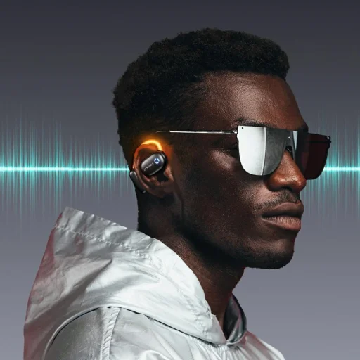 AWEI Bluetooth fejhallgató 5.4 TZ13 ANC + dokkoló állomás fekete - 5